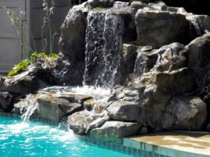 poolside water features