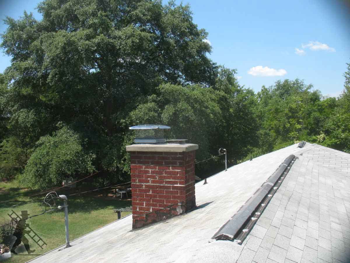 Finished Exterior View of Chimney